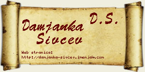 Damjanka Sivčev vizit kartica